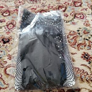 New! Girls Black Bling Tights